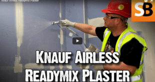 Knauf spray plaster