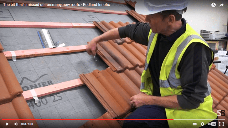 Redland tile installation
