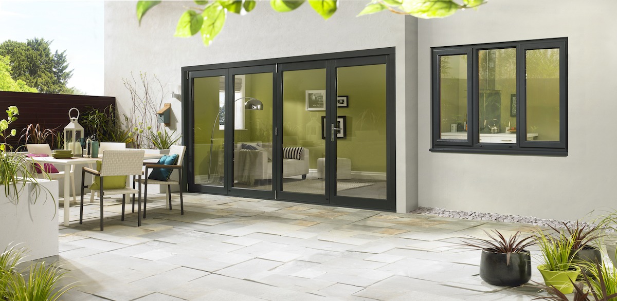 Vufold Ultra Grey 4Door & Triple Window in grey