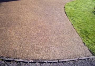 Resin bonded drive