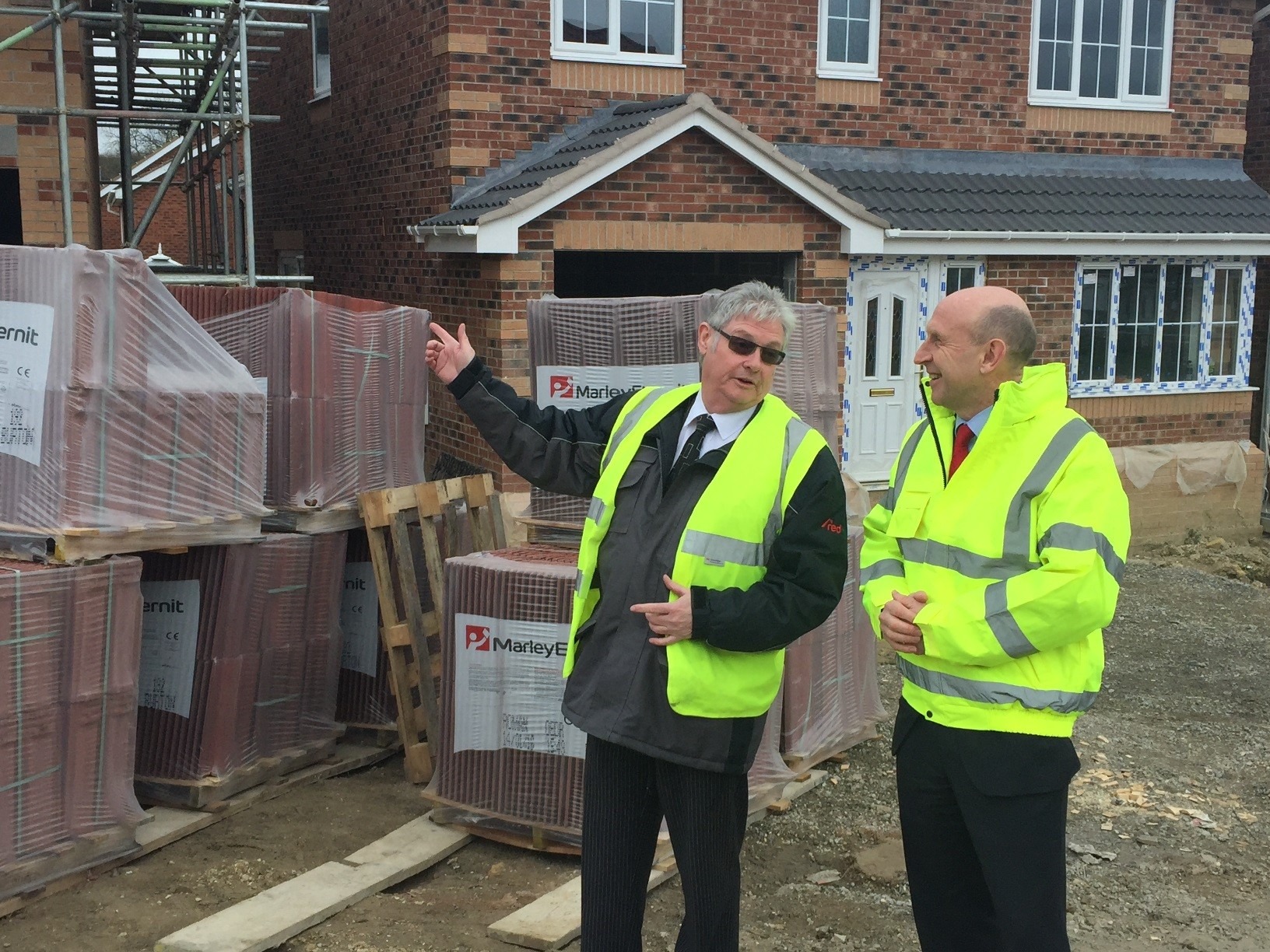 John Healey site visit