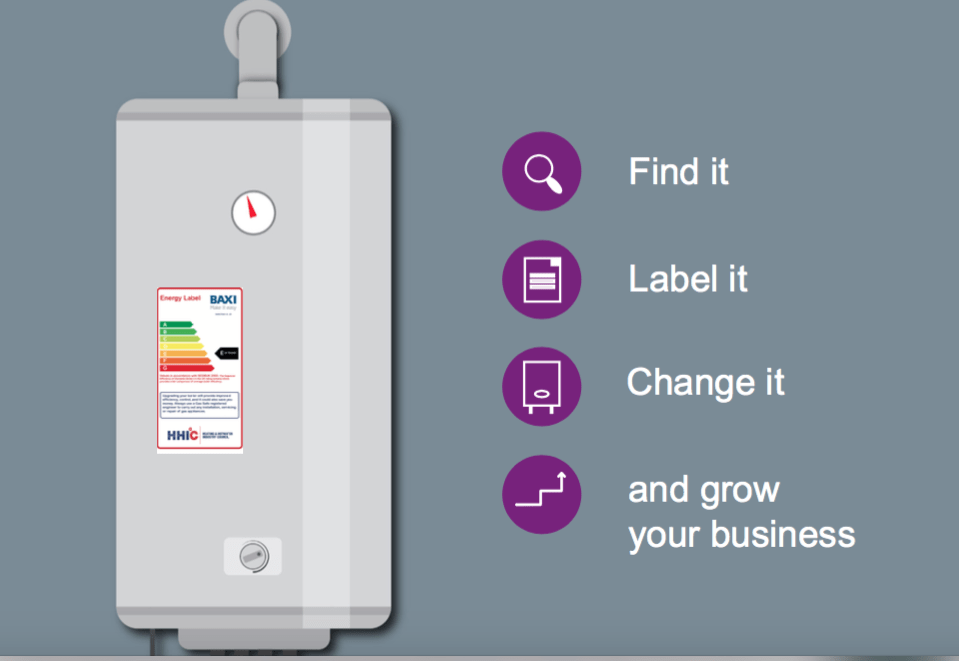 retrospective boiler labelling scheme