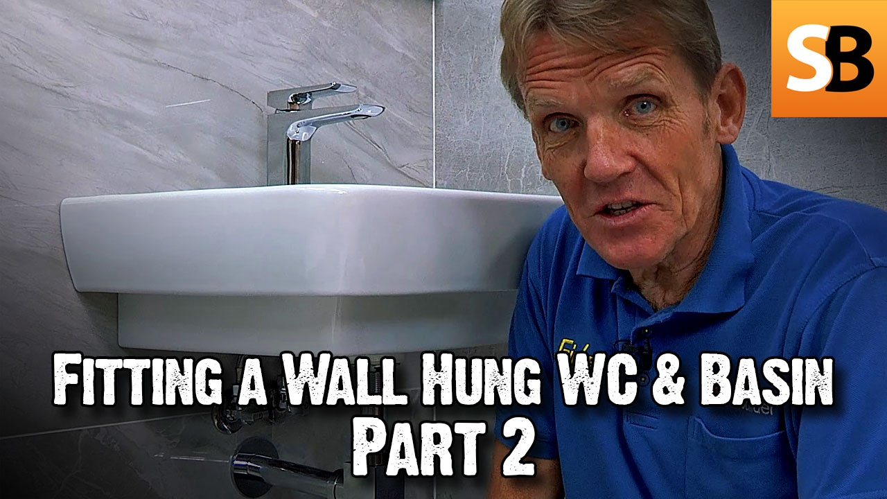 How To Fit a Wall Hung WC & Basin Part 2