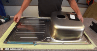 cut your worktop for an inset sink