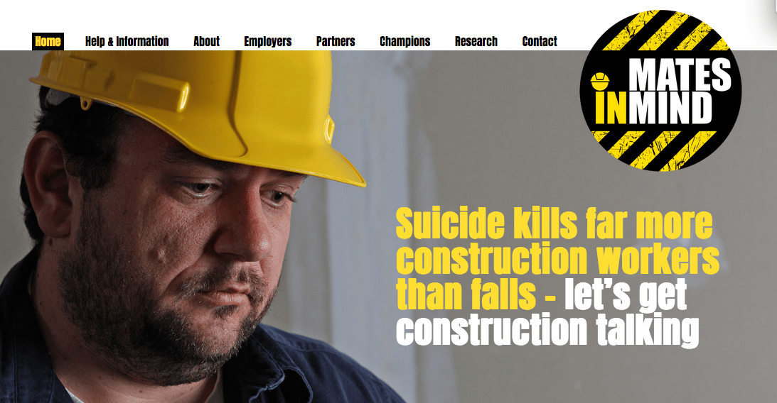 Construction group launches mental health campaign