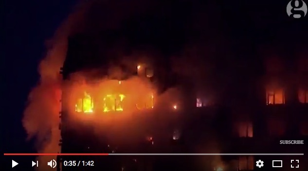 Tower’s cladding “went up like a matchstick”