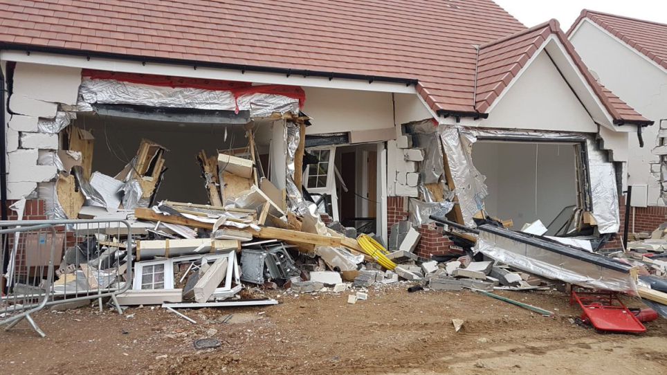 Builder destroys