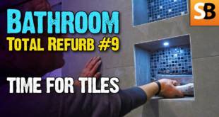 Bathroom Renovation #9 Time for Tiling