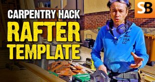 Rafter Template - Carpentry Life Hack