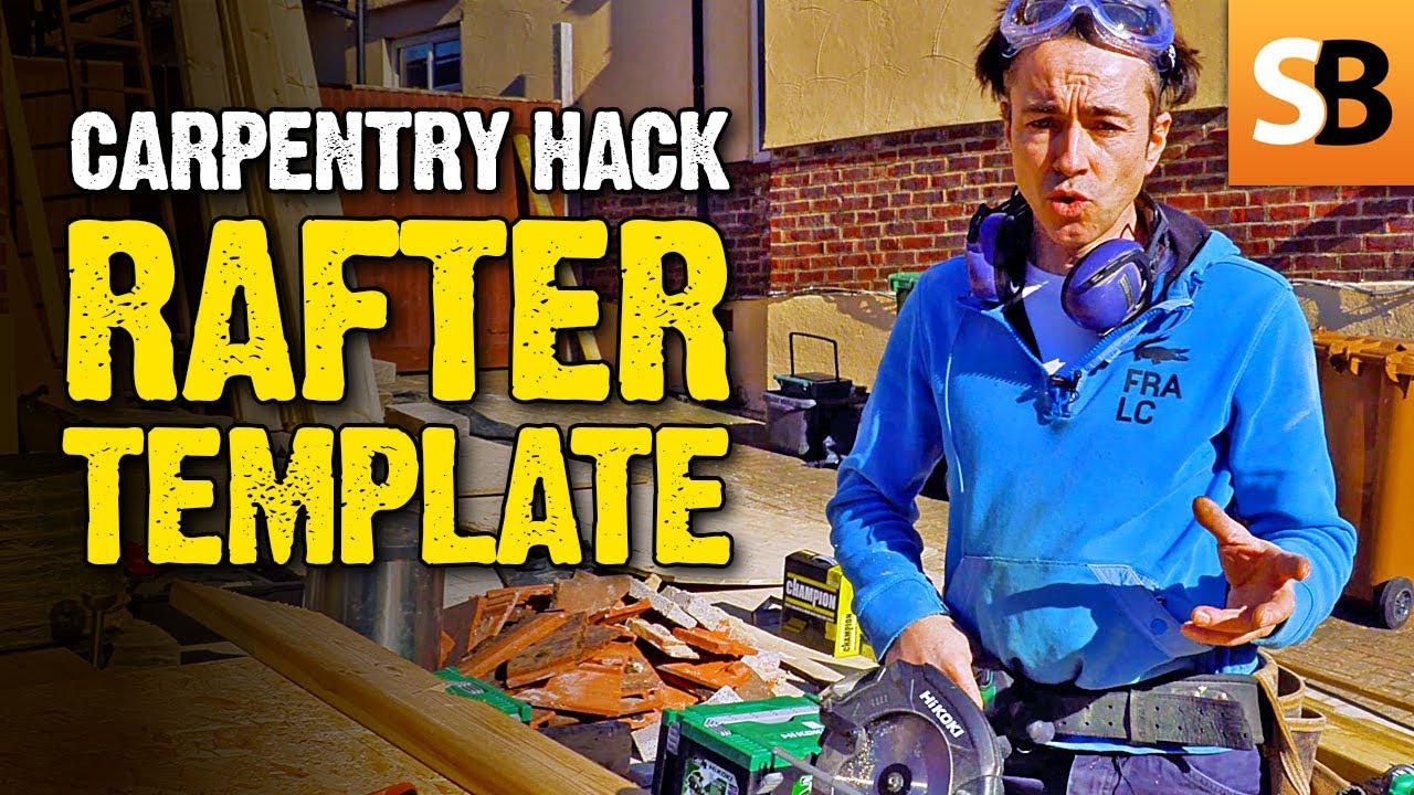 Rafter Template - Carpentry Life Hack