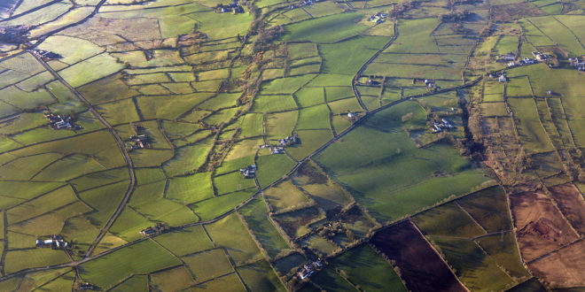 Aerial view of United Kingdom