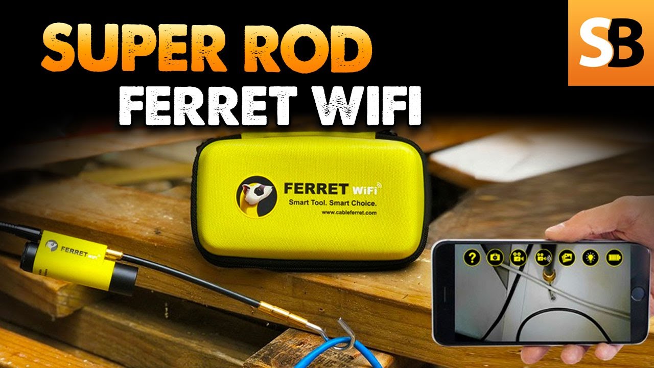 Super Rod Ferret WiFi Cable Pulling Camera