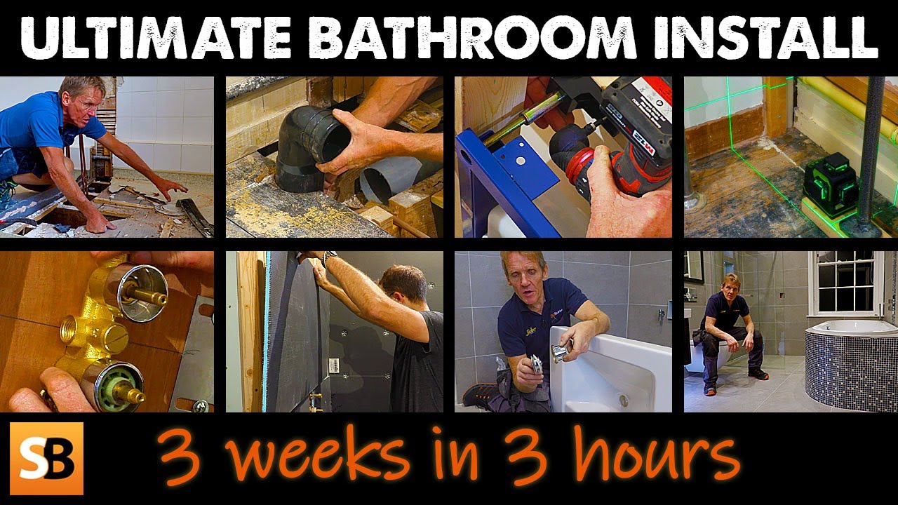 The Ultimate Bathroom Installation Video 2020
