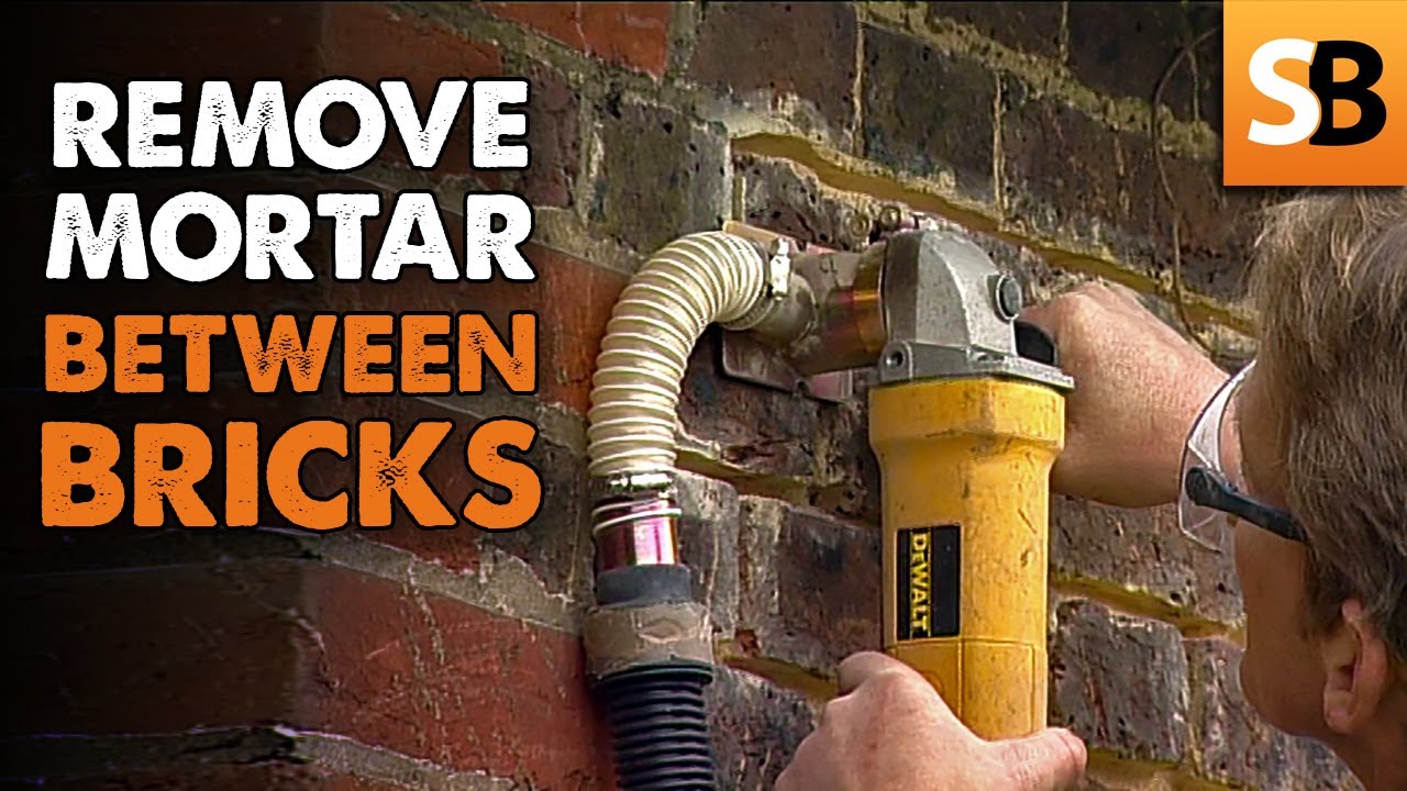 Removing Mortar Between Bricks with Morta Sortas