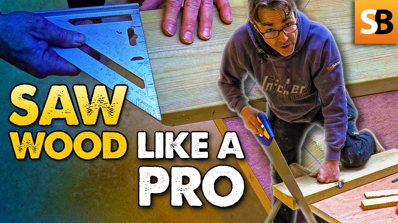 How to Saw Wood Like a Pro! Robin Clevett Tutorial