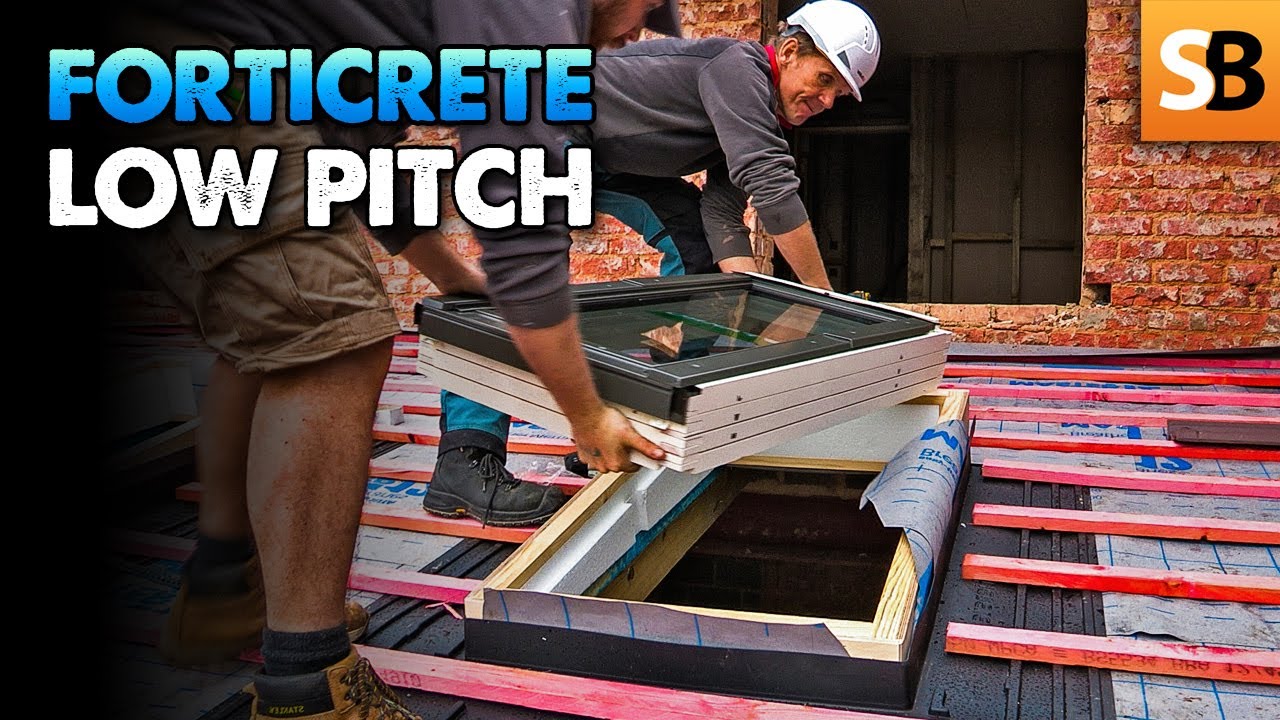 Forticrete Low Pitch Roof Window System
