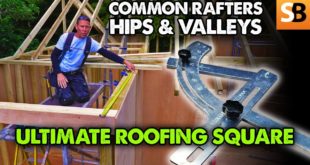 Common Rafters, Hips Valleys with Ultimate Roofing Square