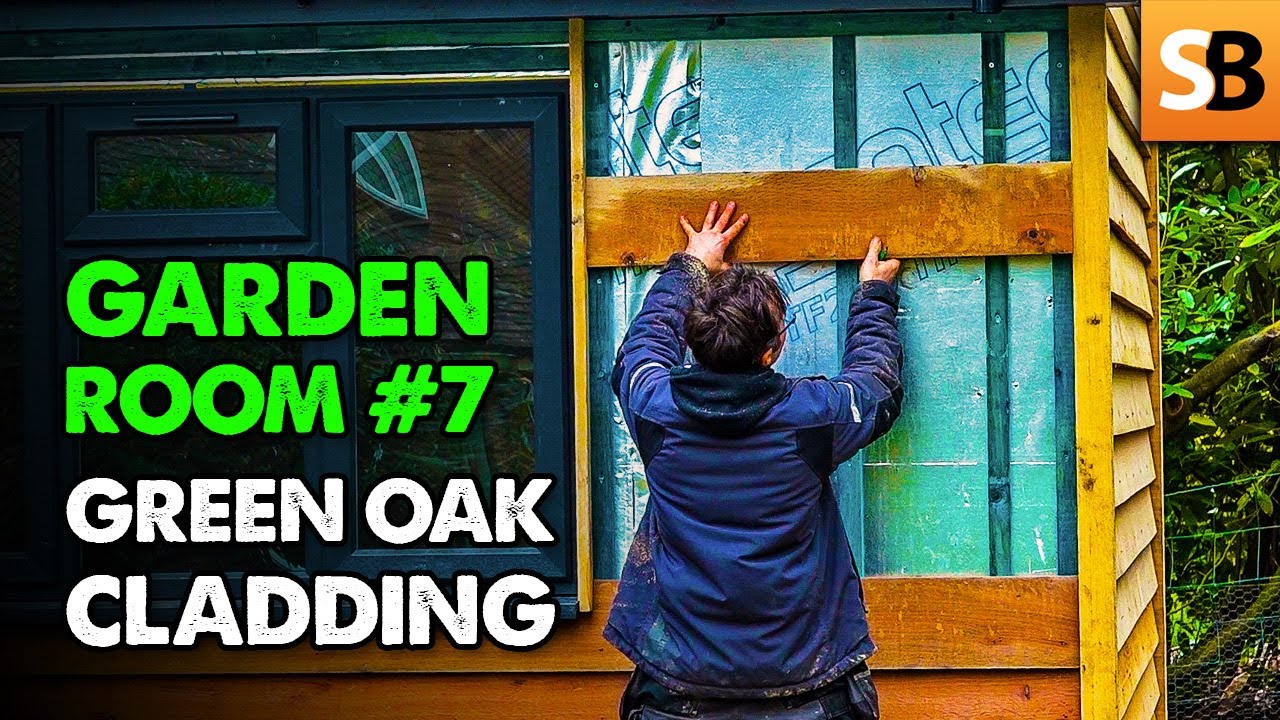 Green Oak Feather Edge Cladding