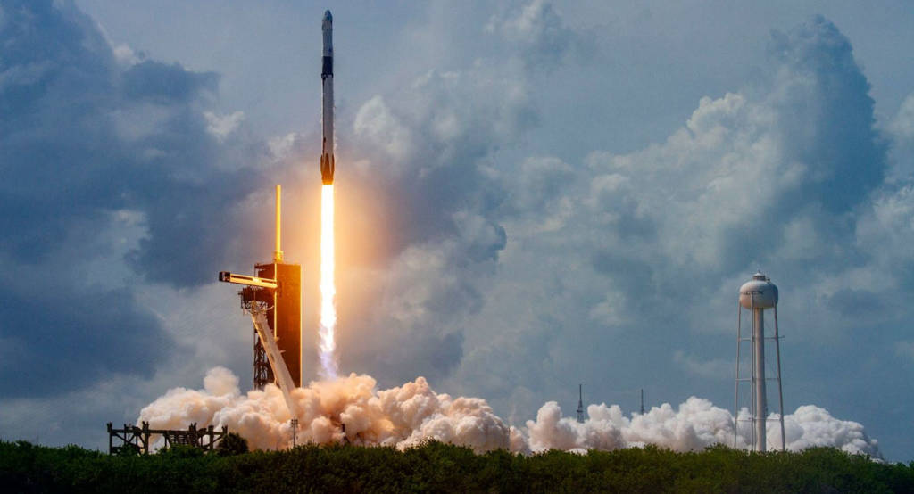 Elon Musk's SpaceX lift off