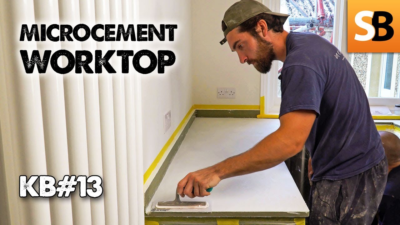 Microcement Kitchen Worktop ~ King Build #13