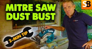 mitre saw dust bust 2 minute tip youtube thumbnail