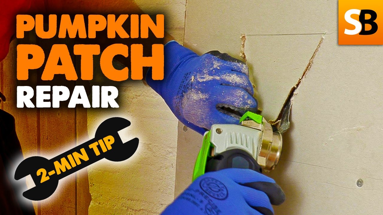 Drywall Pumpkin Patch Fix ~ 2-Minute Tip