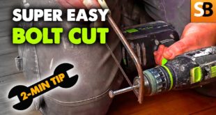 super easy bolt cutting 2 minute tip youtube thumbnail