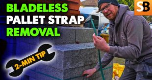 bladeless pallet strap removal 2 minute tip youtube thumbnail