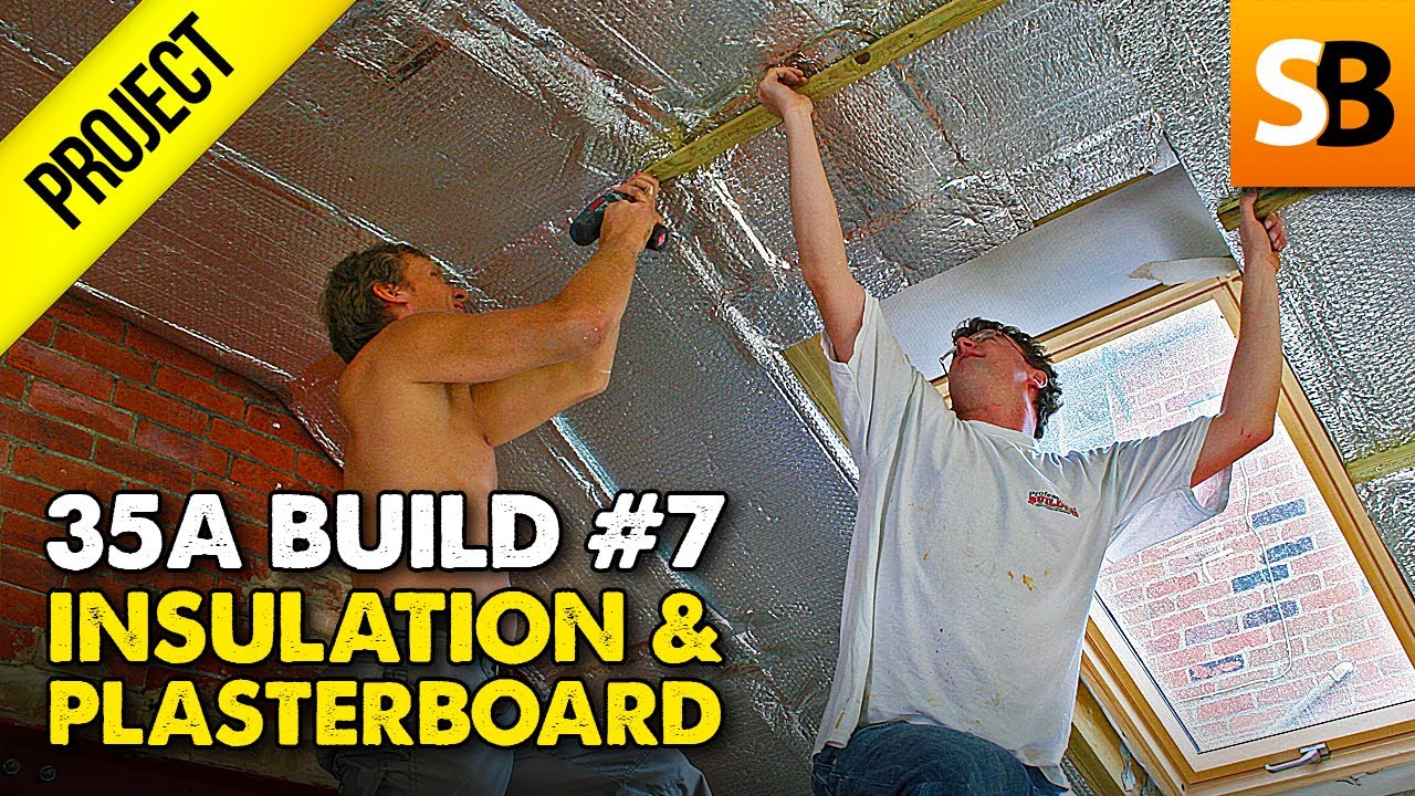 Insulation and Plasterboard ~ 35A Extension #7