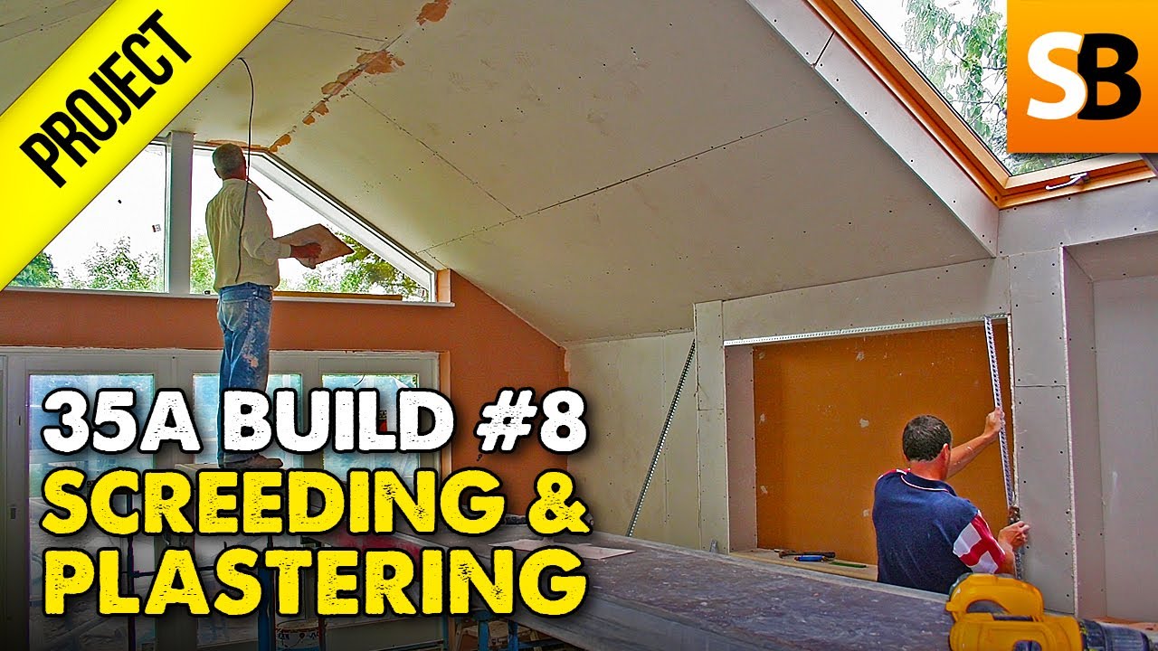 Screeding And Plastering ~ 35A Extension #8