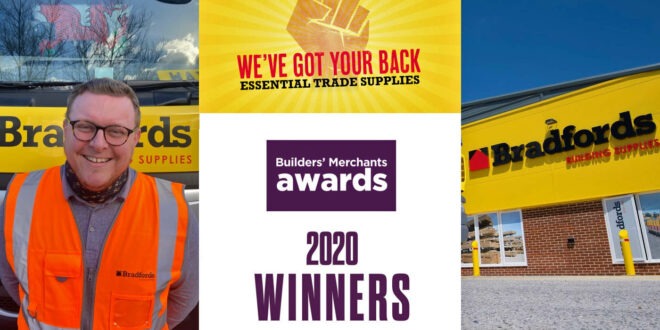 Bradfords Builders Merchants Awards 2020