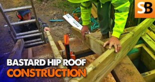 how to cut a bastard or irregular hip roof youtube thumbnail