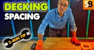 get your decking spacing right 2 min tip youtube thumbnail