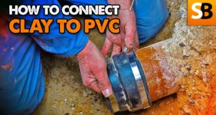 how to cut and connect clay pipe to pvc youtube thumbnail