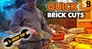 super quick brick cuts 2 minute tip youtube thumbnail