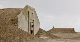 Abandoned munitions bunkers, Wendover,USA,Abandoned munitions bunkers in desert