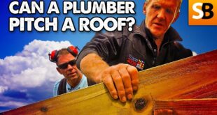 can a plumber pitch a double hipped roof youtube thumbnail