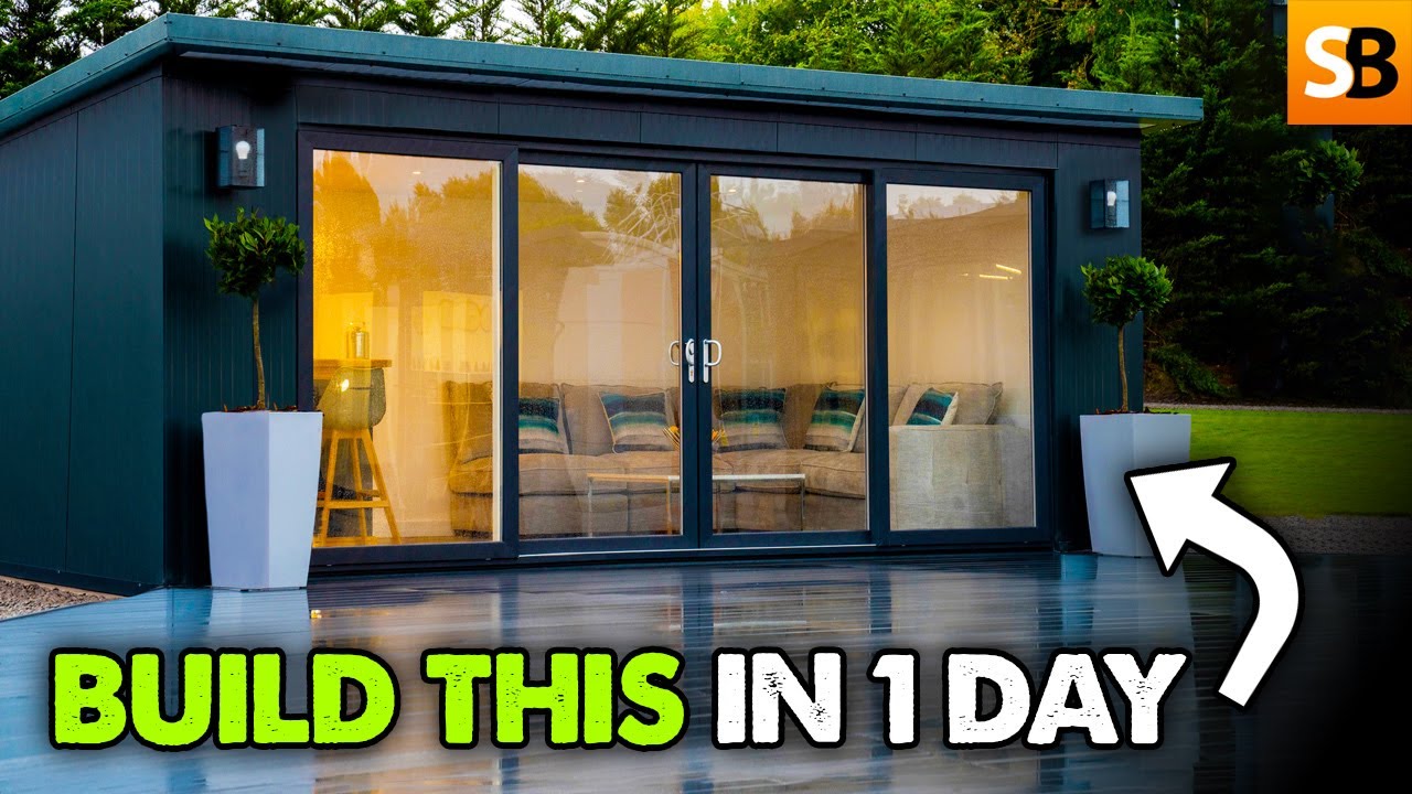 How to Build a Garden Room In 1 Day with The Insulated Panel Store