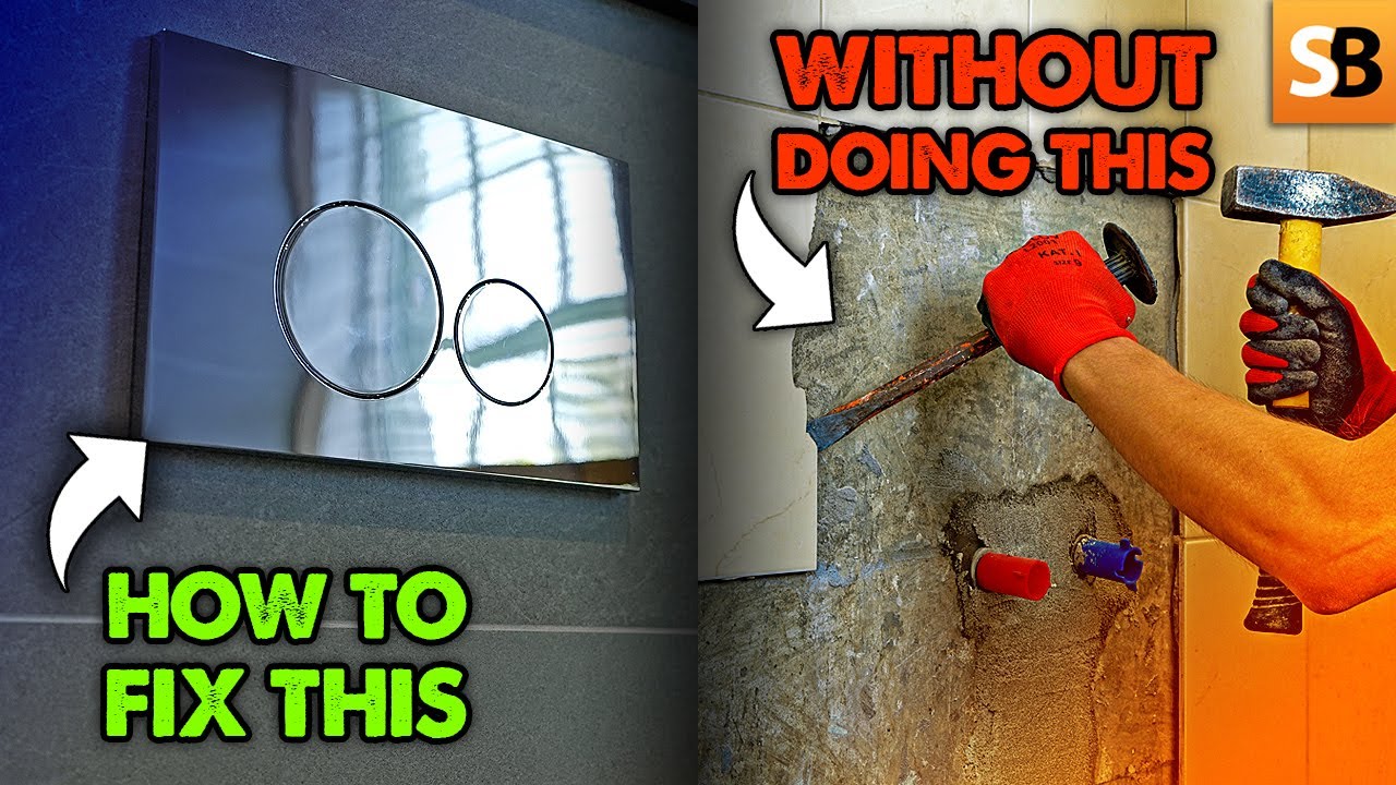 How To Fix a Concealed Cistern WITHOUT Removing Tiles