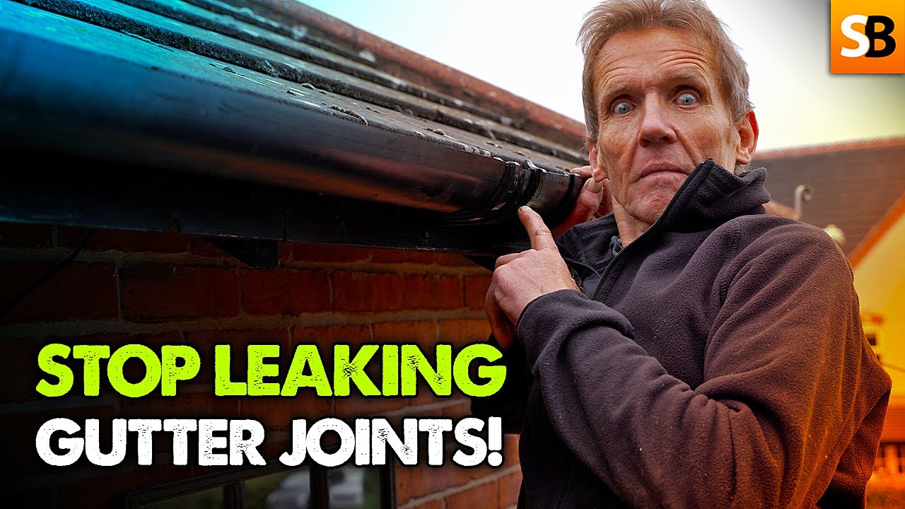 Fixing a Leaking Gutter – Proper Job, No Mastic!