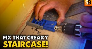 no more creaks diy stair repair tutorial youtube thumbnail