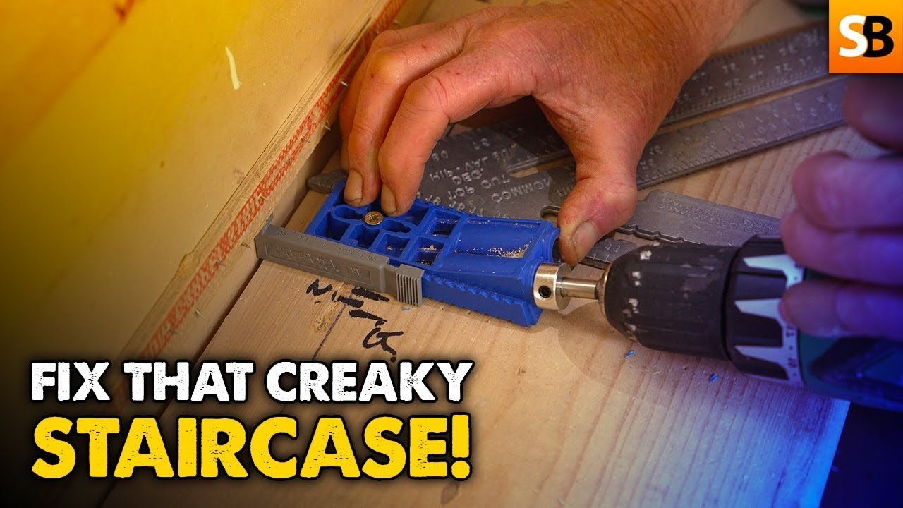 No More Creaks! ~ DIY Stair Repair Tutorial