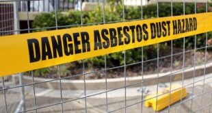 asbestos warning