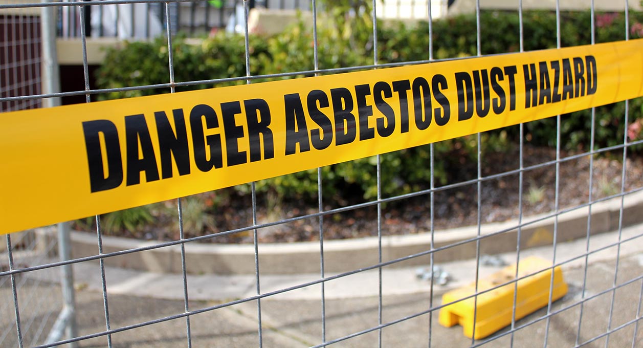 asbestos warning