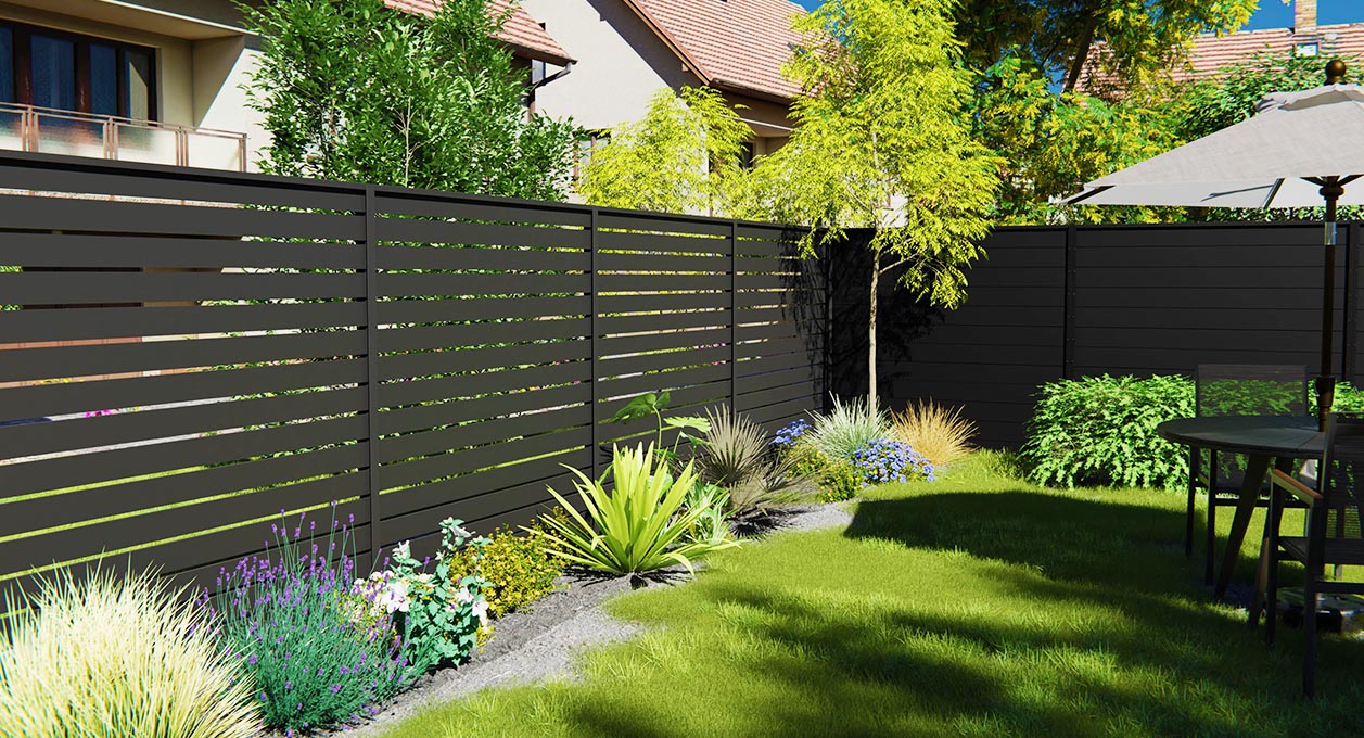 aluminium fence panel