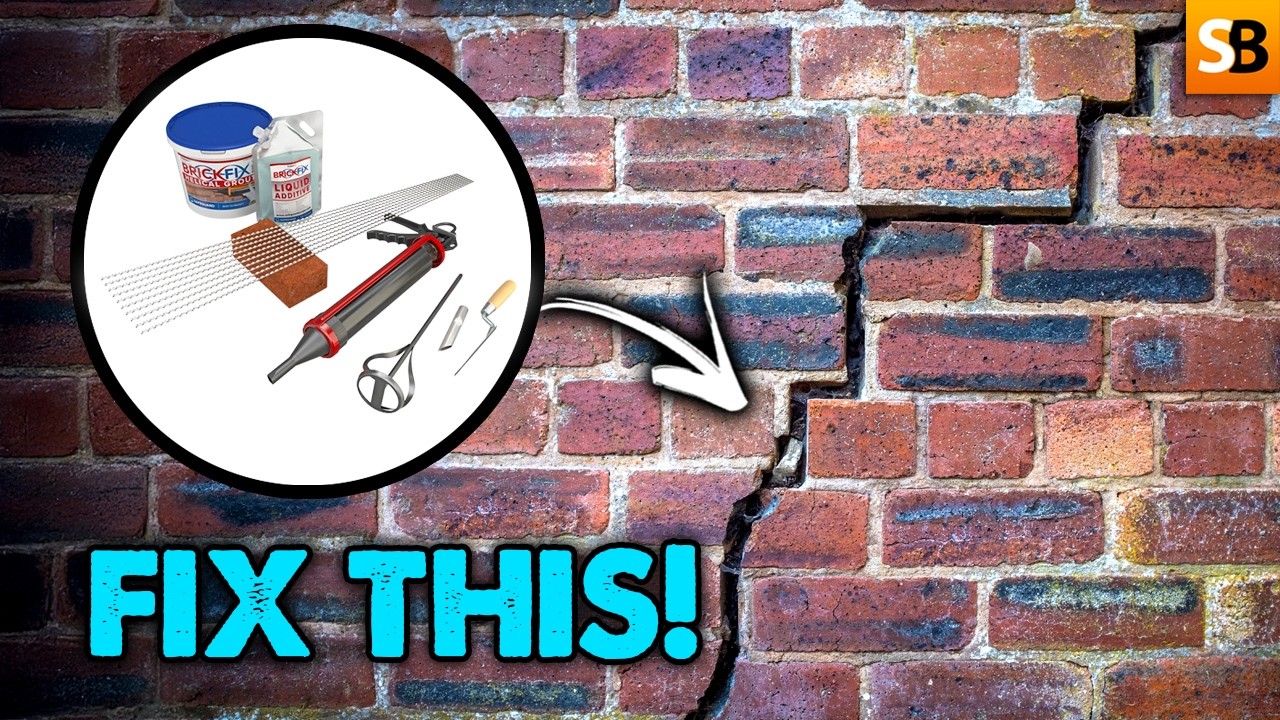 Easily Repair Masonry Cracks | BrickFix Crack Stitching Kit