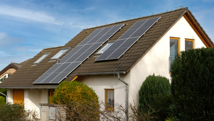 Solar Panel Myths UK Solar Panel Myths – rooftop solar panels installed on a UK home