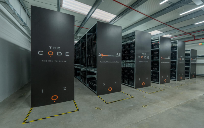 The Code managed storage facility with organised customer storage units